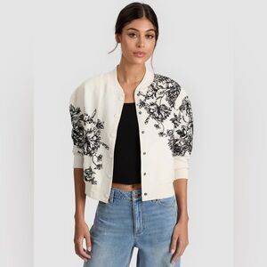 Alice + Olivia Kerry Varisty Jacket NWT